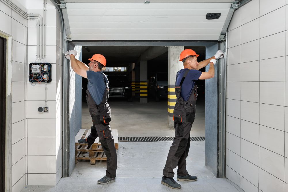 Garage door installation